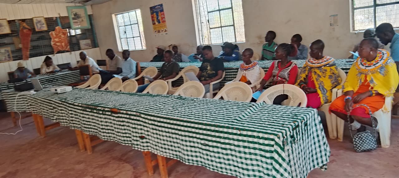 Stakeholders at the Baragoi zonal engagement